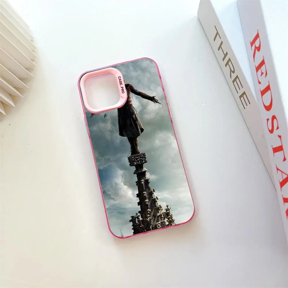 A-Assassin S -Creed MINISO Phone Pink Popular In Korea Wholesale Case For IPhone 16 15 14 13 12 Pro XR Shockproof Color Cover