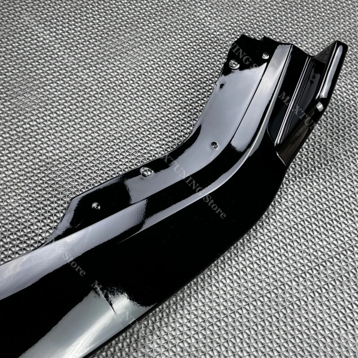 Picture 5: Front Bumper Diffuser Lip For Skoda Octavia MK4 RS vRS Sedan Combi 2020-2024 Gloss Black Splitter Lip Spoiler Protector Tuning