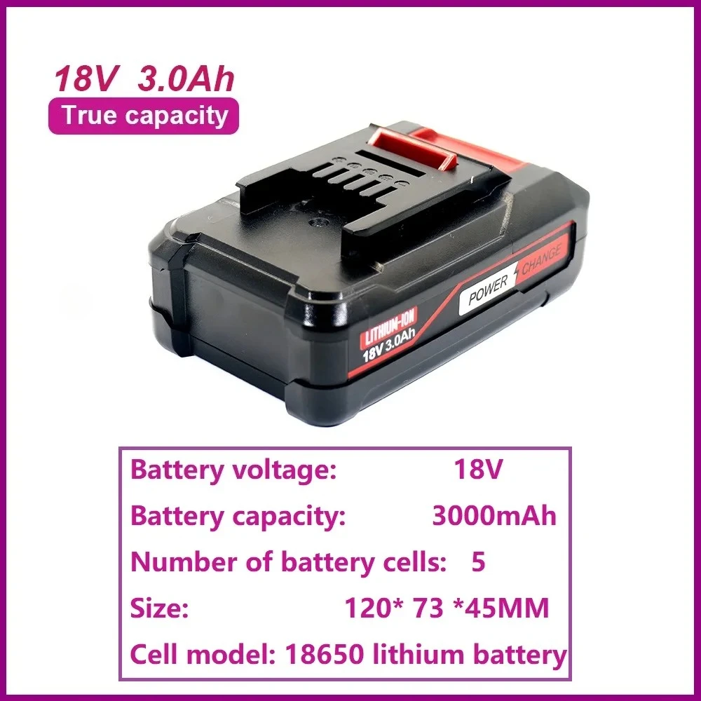 بطارية ليثيوم أيون 18 فولت 3.0 أمبير في الساعة | عالمية لسلسلة تغيير EINHELL Power X، تناسب EIN18C2/PX - BAT4