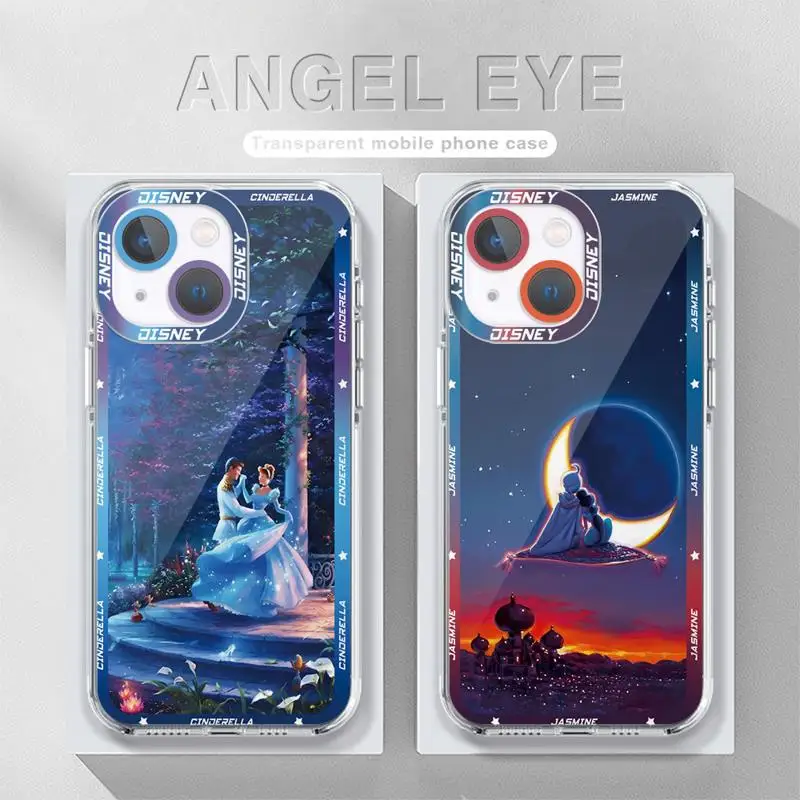 Disney Cinderella Alice Belll Aurora Clear Funda Case for Honor X8 X8a X9a 90 Lite Cover for Poco X3 NFC for Moto G71 G52 G22