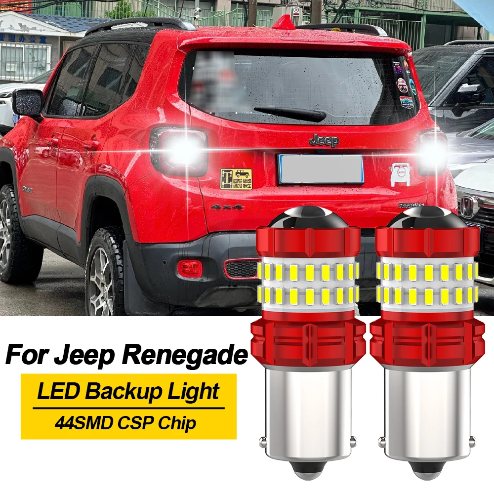 

BMTxms 2pcs 1156 For JEEP Renegade 2015 2016 2017 2018 2019 7506 BA15S P21W LED Reverse Light Car Blub Backup Lamp Canbus White