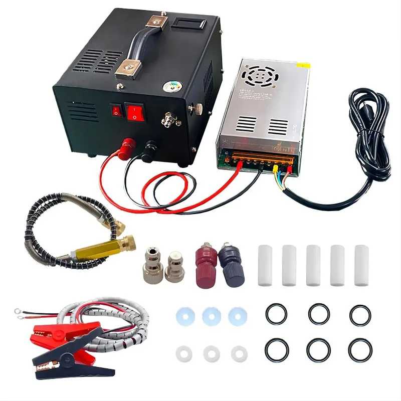 Transformer 12v 30Mpa Shooting Air ump Scuba Diving 110V 220V 4500Psi 300bar Pcp Compressor