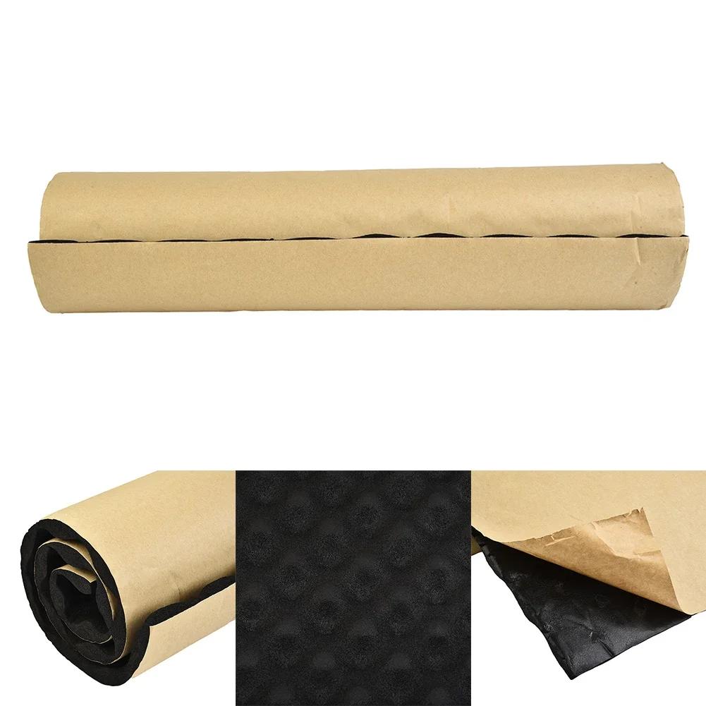 2cm Car Sound Deadener Noise Insulation Acoustic Dampening Foam Subwoofer Mat Car Hood Insulation Silent image 2