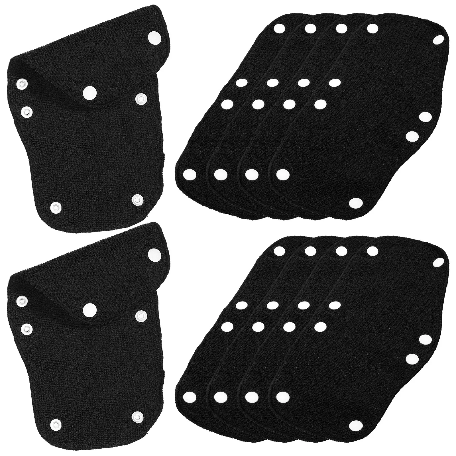 

10Pcs Washable Hard Hat Sweatband Polyester Safety Liner Sweat Absorbing Reusable Sweatproof Band for Construction