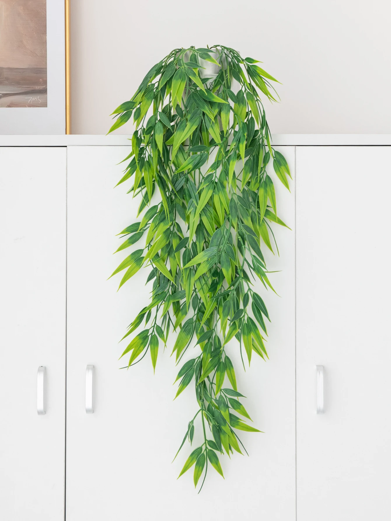 Künstliche Pflanzen Kunststoff Heißer Verkauf Weidenblatt Hochzeit Saison Hause Outdoor Decor Garten Bogen Kranz Festival DIY Geschenk Box Billig – Detail 5