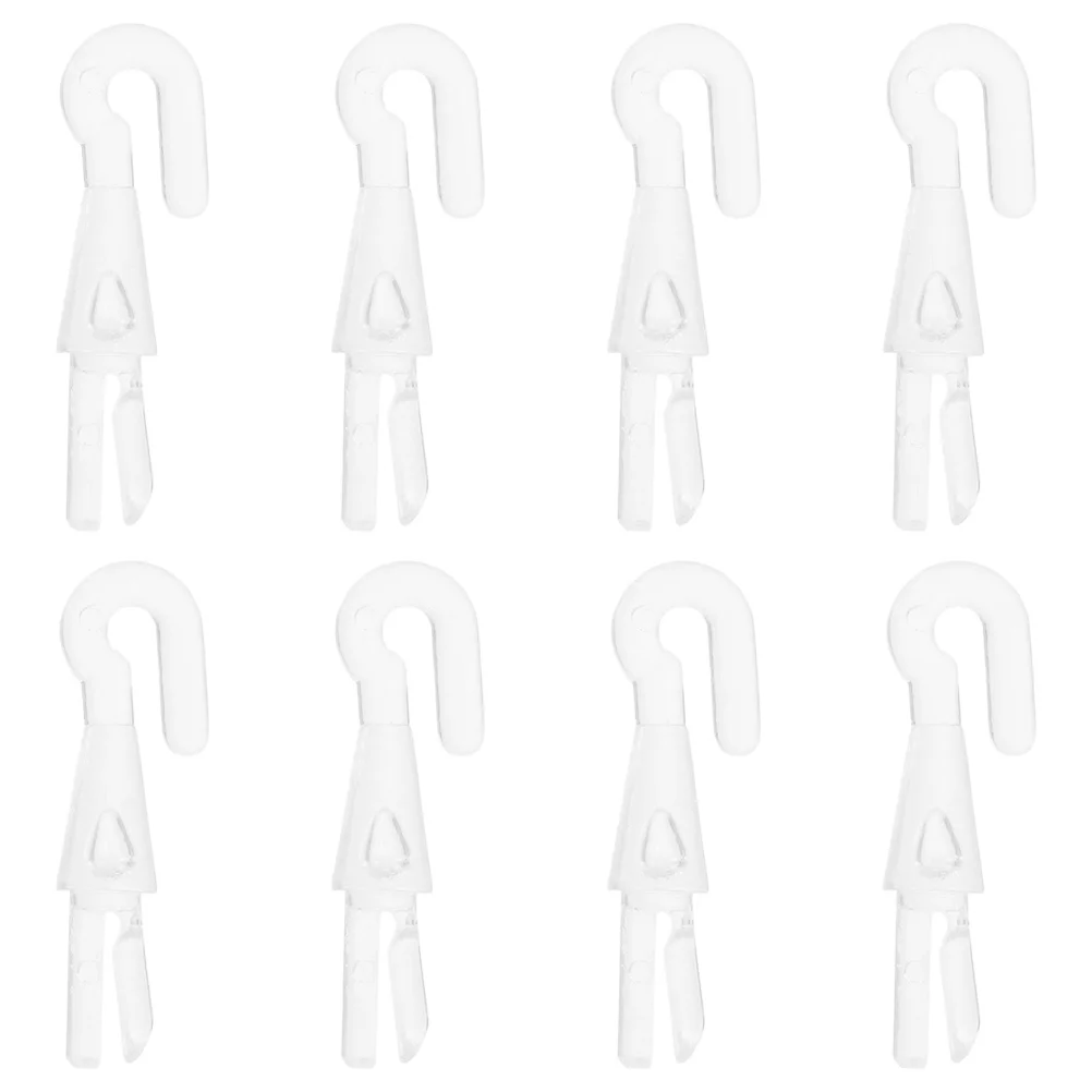 

8Pcs Blind Wand Hook Sleeve Transparent Replacement for Cordless Shades and Vertical Blinds Easy Adjust Tilt Wand Tip Window