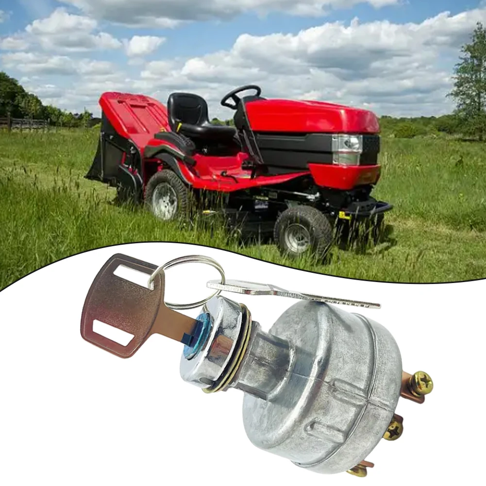 1PCS Interruttore di Avviamento Con Chiave di Plastica 9x7x6cm JK408 JK406B Interruttore di Avviamento di Accensione Accessori Da Giardino Per Veicoli Agricoli