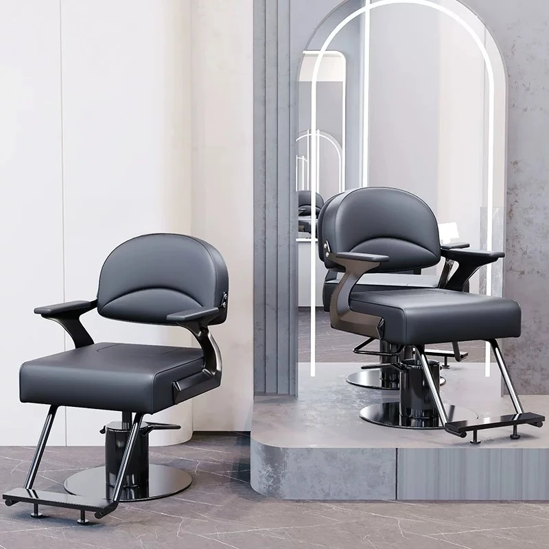 Sillas de Barbería Modernas Reclinables, Sillas de Barbería Cosméticas de Lujo, Sillas de Peluquería, Sillas Gamer, Muebles Comerciales