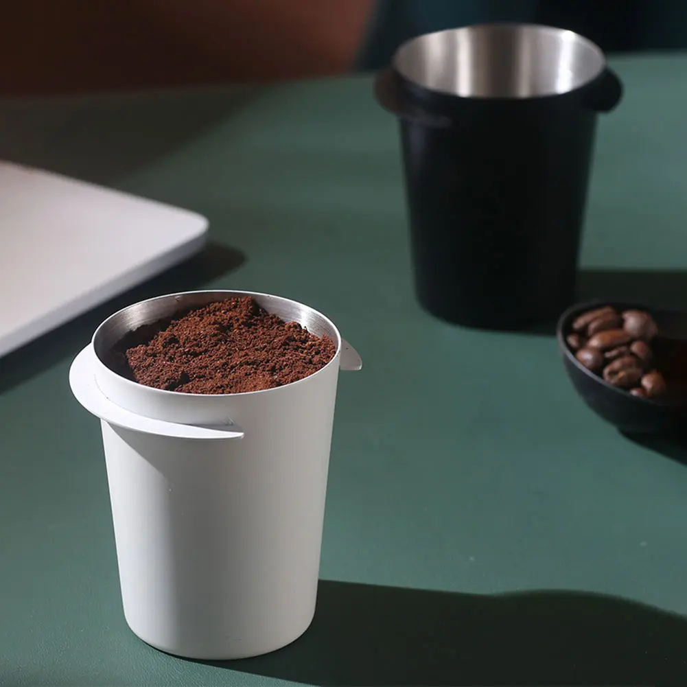 Coffee Dosing Cup 51/53/58mm Espresso Coffee Dosing Cup Stainless Steel Coffee Grinder Powder Cup Cafe Barista Tool