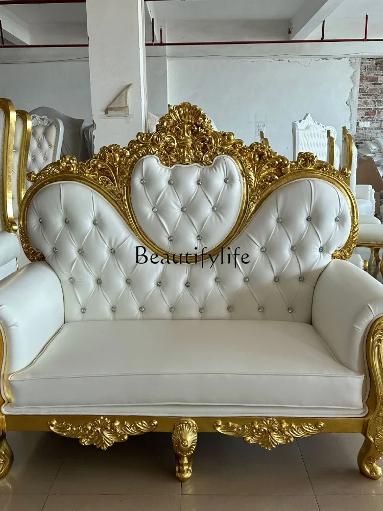 LJYEuropean double sofa hotel KTV club sofa, wedding scene