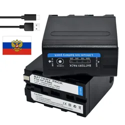 TaLaBat 10000mAh NP-F980 NP-F970 NPF960 NPF970 bateria z USB wyjście ładowania dla Sony PLM-100 CCD-TRV35 MVC-FD91 MC1500C