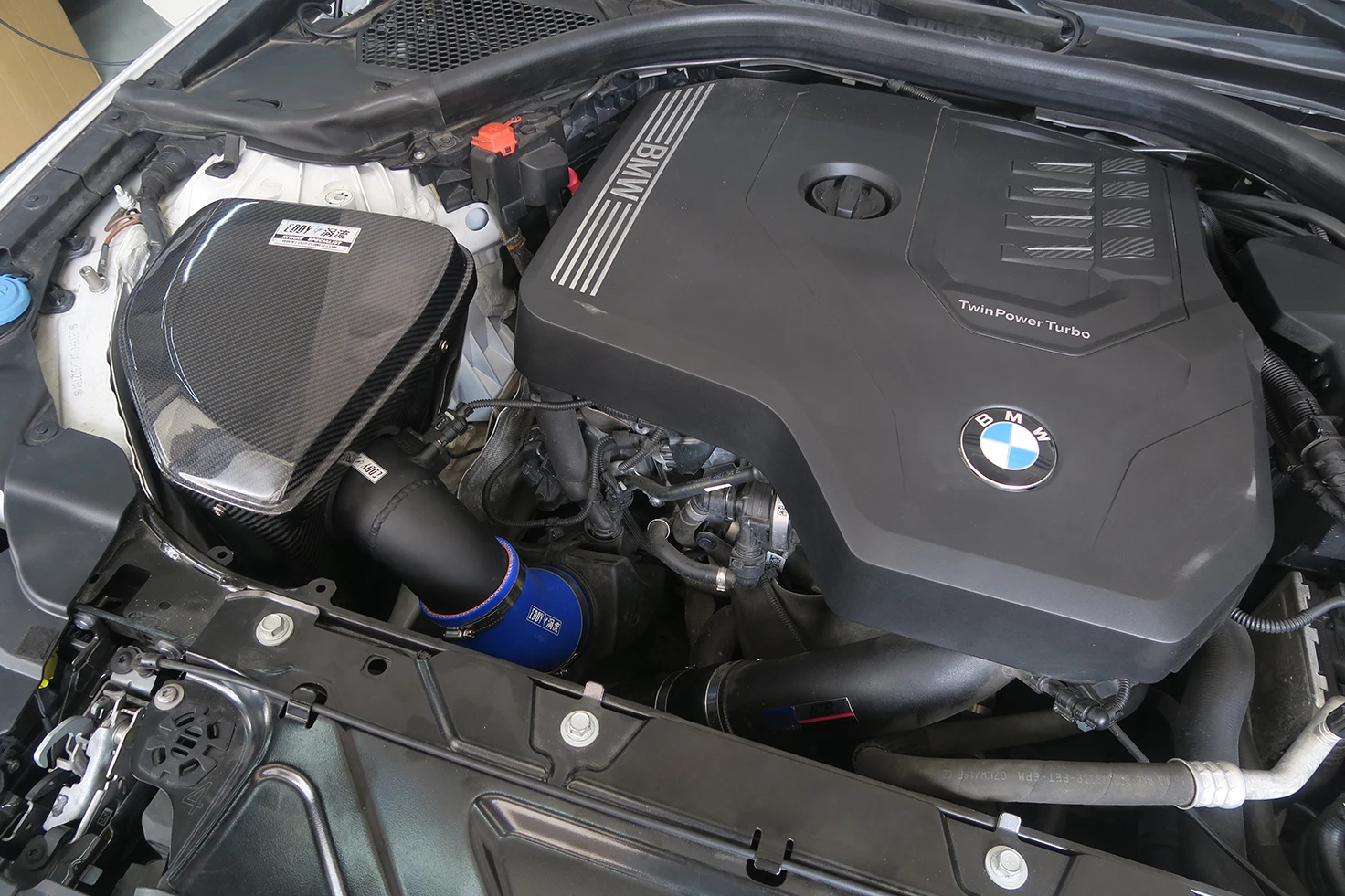 EDDY High Performance Carbon Fiber Car Cold Air Intake with Pipe for  320i 325i 330i 335i G20 G21 G28 B48 air Intake System