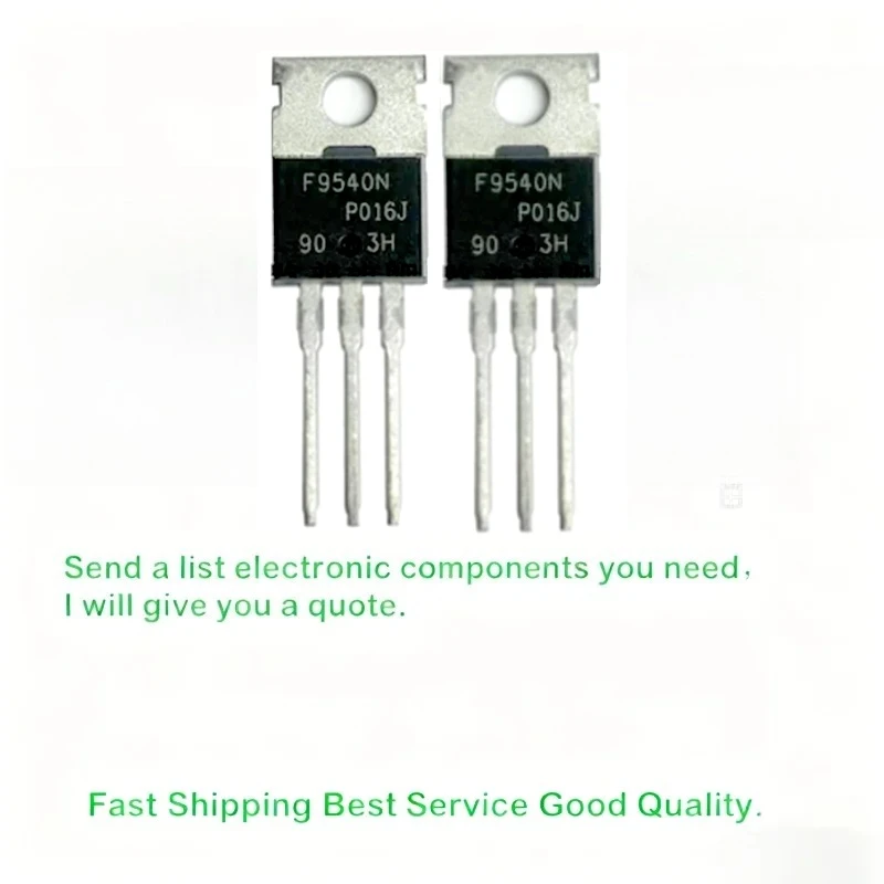 10 unidades/lote, MOSFET de potencia de canal P original IRF9540N IRF9540, 23A, 100 V, TO-220, IC, la mejor calidad