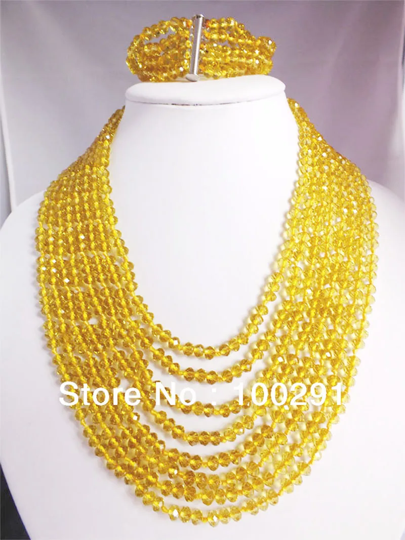 

brand new Factory direct sale//Beautiful Wedding set multi colors crystal NECKLACE bracelet