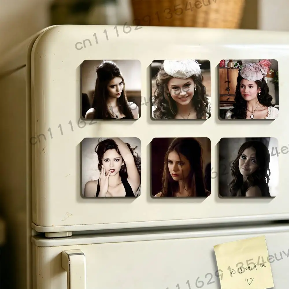 Actor K-Katherine P-Pierce Fridge Magnet Acrylic Refrigerator Sticker Home Decoration Cute Cartoon Figure Magnet Fans Gifts