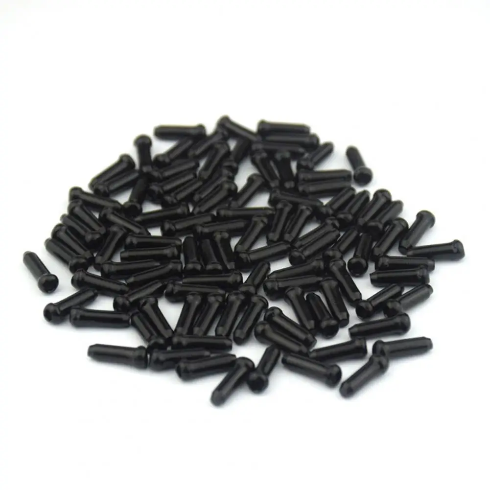 200Pcs Shift Cable Caps Colorful Wear-resistant Aluminum Alloy Bike Wire Core Wire End Caps Bicycle Components