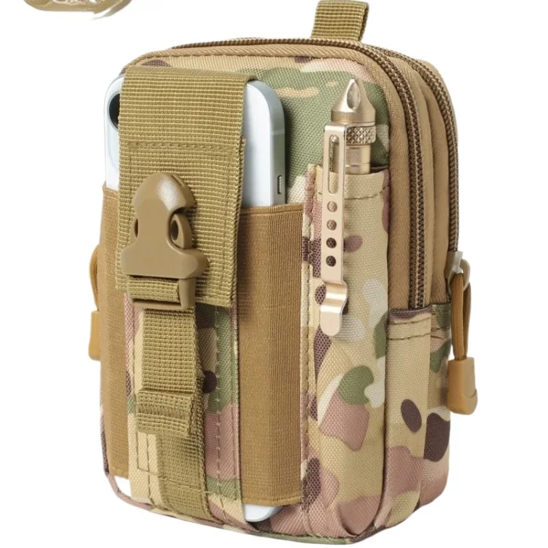 Men Tactical Molle Pouch Belt Waist Pack Bag Small Pocket Military Waist Pack Running Pouch Travel Camping Bags