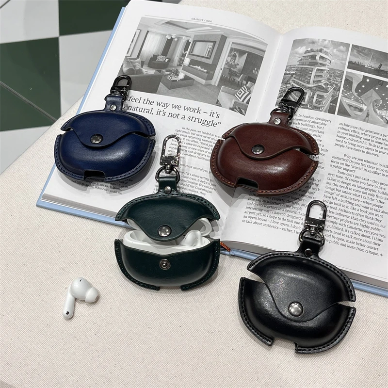 สำหรับหัวเว่ย ฟรีบัด 7i หรูหราเรียบง่ายหนัง PU หูฟังบลูทูธสำหรับหัวเว่ย ฟรีบัด 7i กระเป๋าเก็บอุปกรณ์เสริมกล่อง