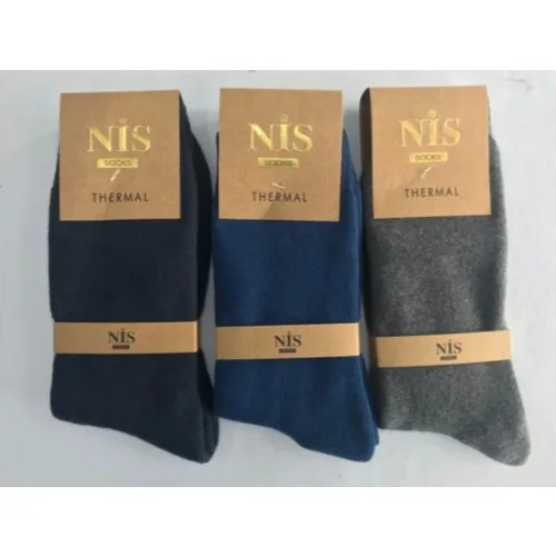 Nis Socks Male Colorful Thermal Full Enclosure Male Corabi 6'li