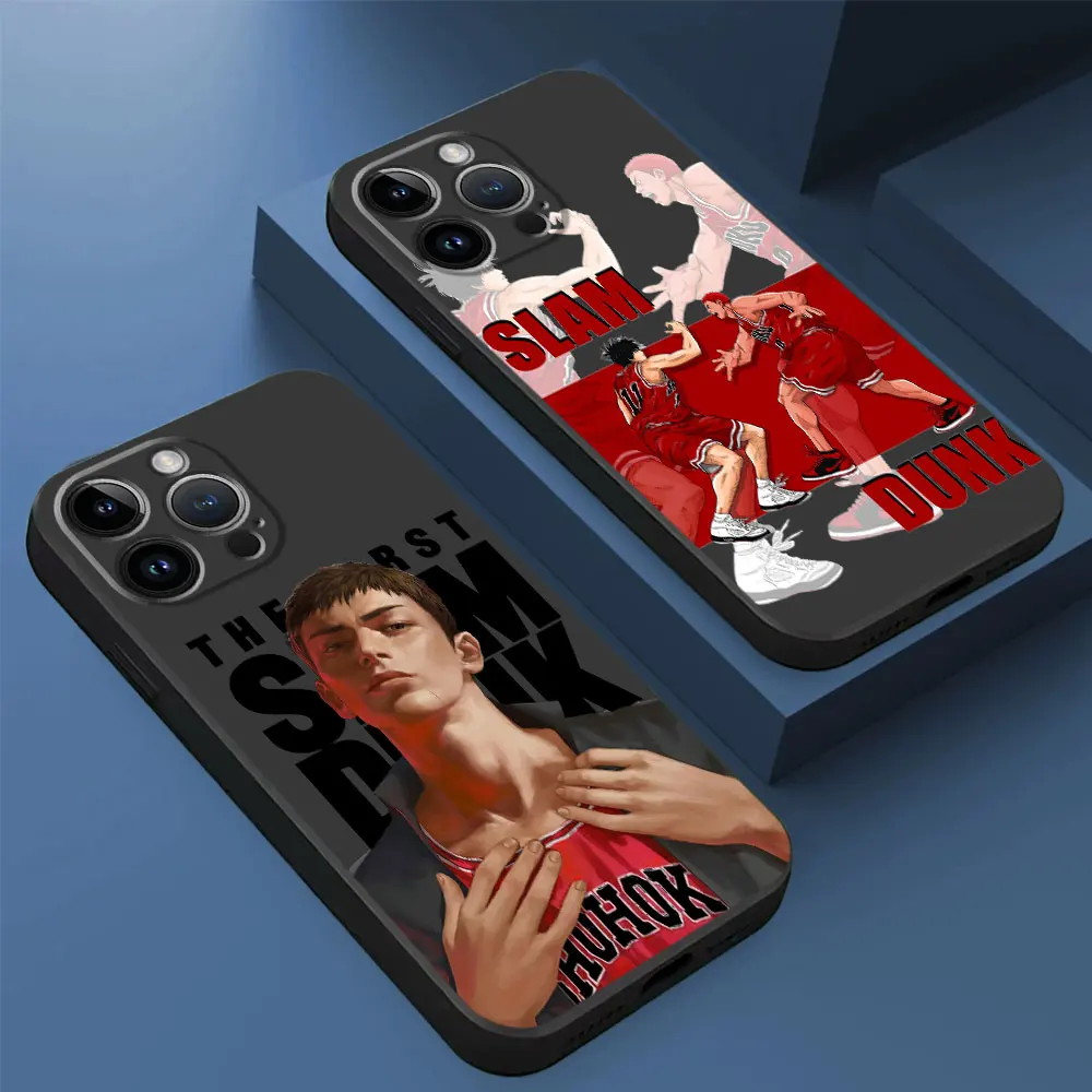 TPU Soft Phone Case for Redmi Note 10S 12S 11S 9S 10 9T 12 13 Pro 8T 9 8 7 11 Pro 13 Pro 10 Lite 11 Slams Dunk-k Cover Capa