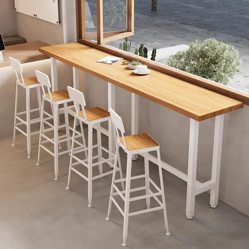 

Cocktail Reception Desk Bar Table Outdoor Long Bistro Side Bar Table Counter Wine Led Center Furniture Muebles De Cocina FYBT