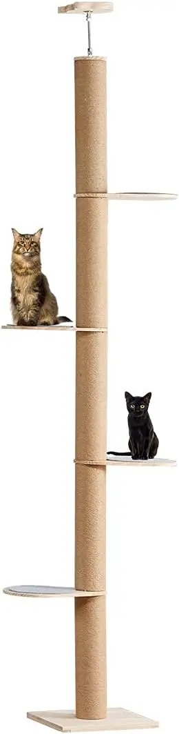 

Cat Climbing Tower, Natural Sisal Rope Scratching Post