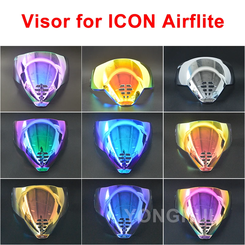 

Helmet Shield for ICON Airflite IC-06 Helmet Visor Faceshield Uv-cut Motorbike Capacetes Windshield Sun Shield Accessories