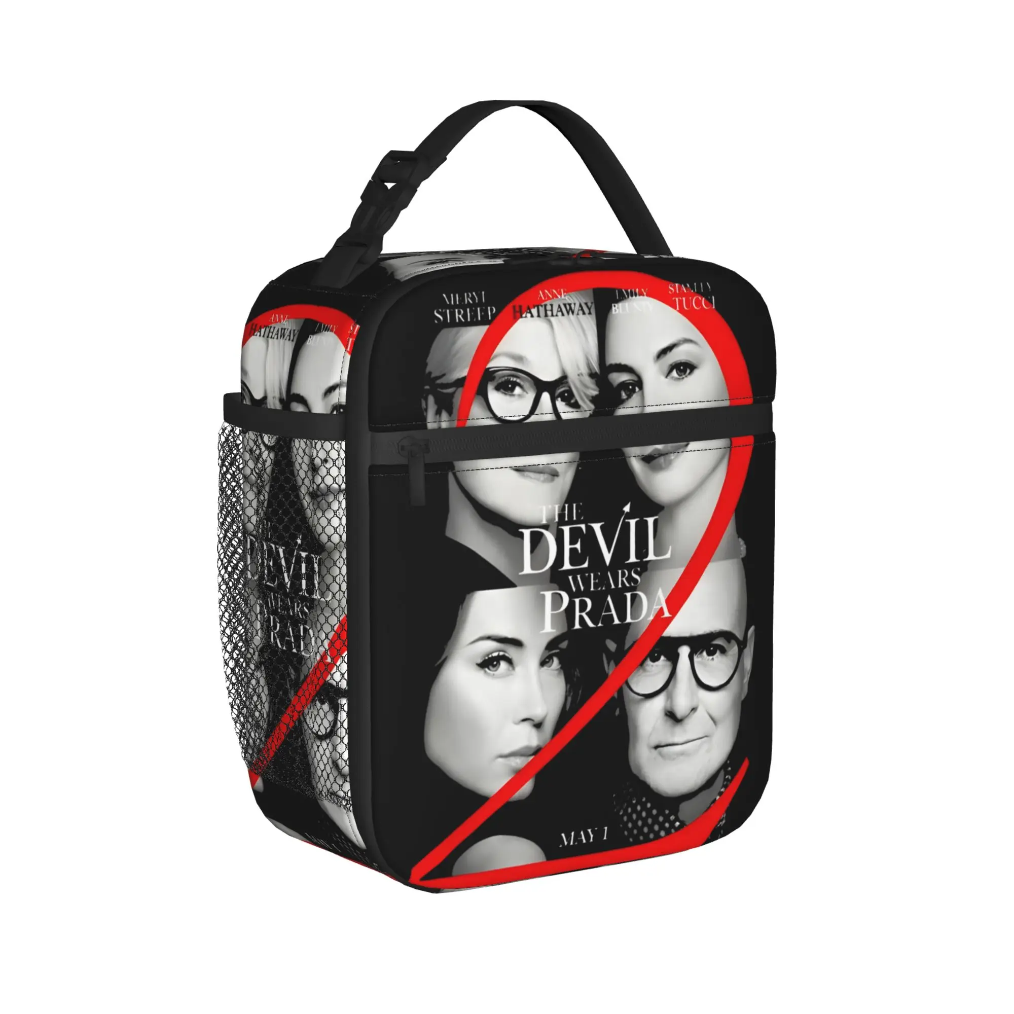 

The Devil Wears 2 Thermal Insulated Lunch Bags for Office Portable Food Bag Container Cooler Thermal Food Box
