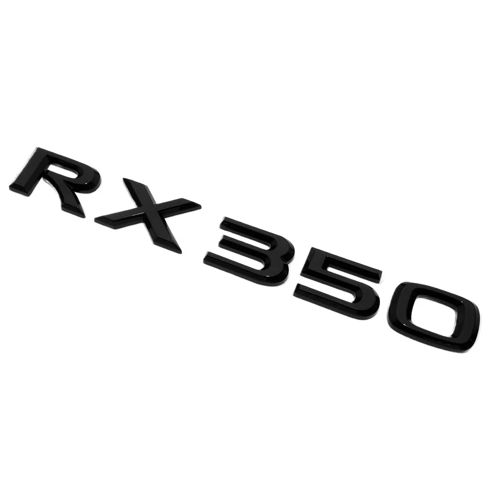 For Lexus Liftgate Gloss Black RX 350 Letter Logo Badge Car Emblem Replace F-Sport