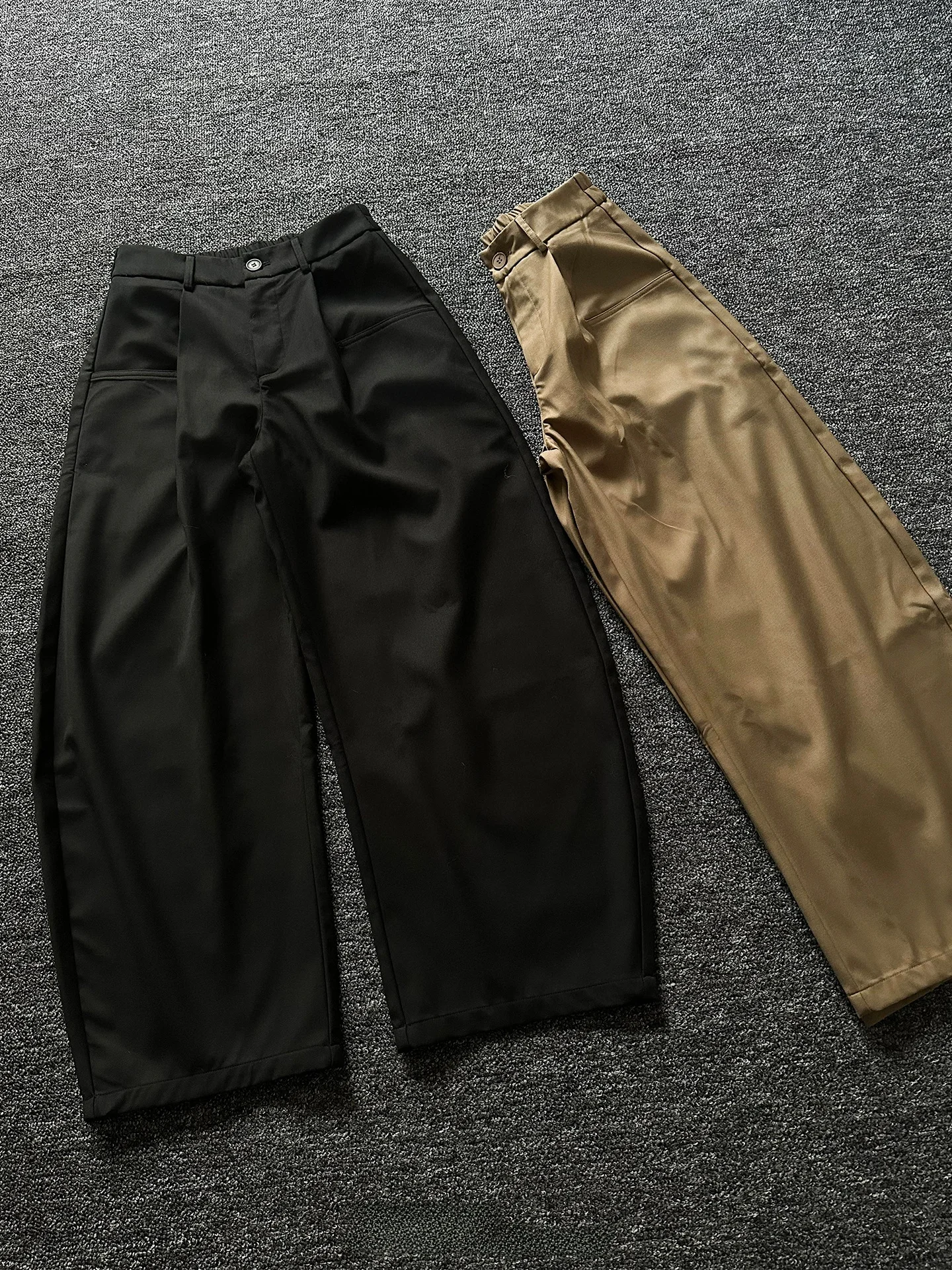 

Мужские свободные брюки Riseclean Fit с широкими штанинами, повседневные длинные брюки с эластичным поясом, классический тренд для молодежи