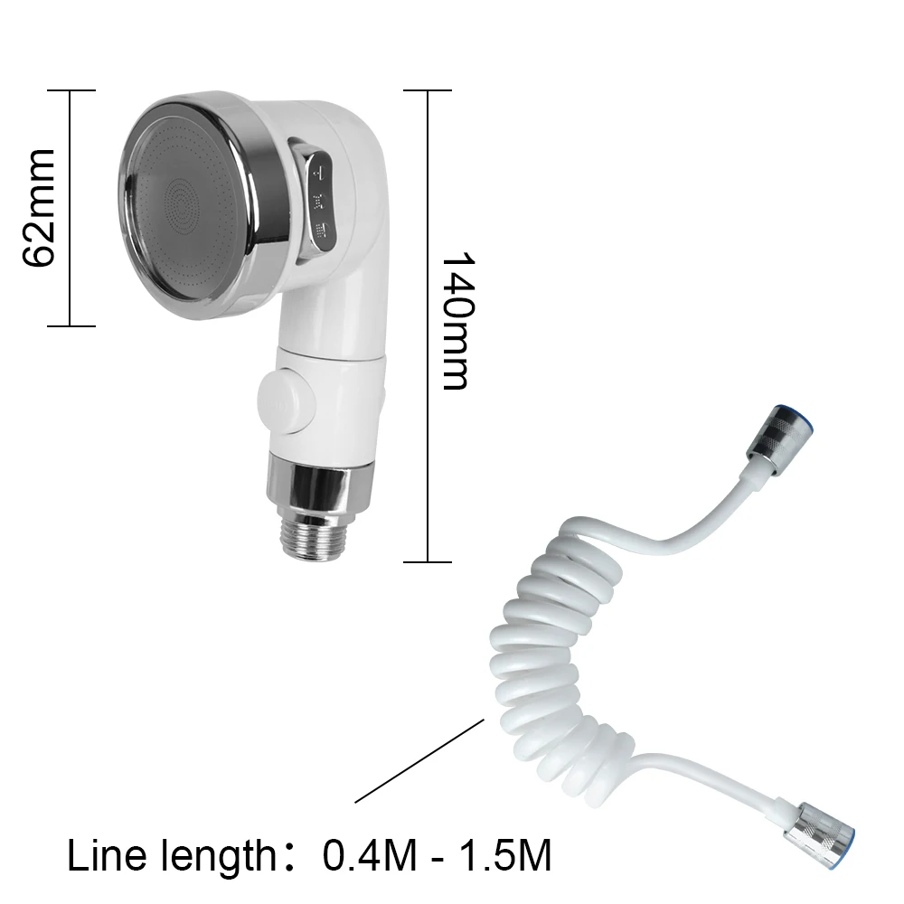 ハンドシャワー蛇口,3つのモード,バスルーム,キッチン用