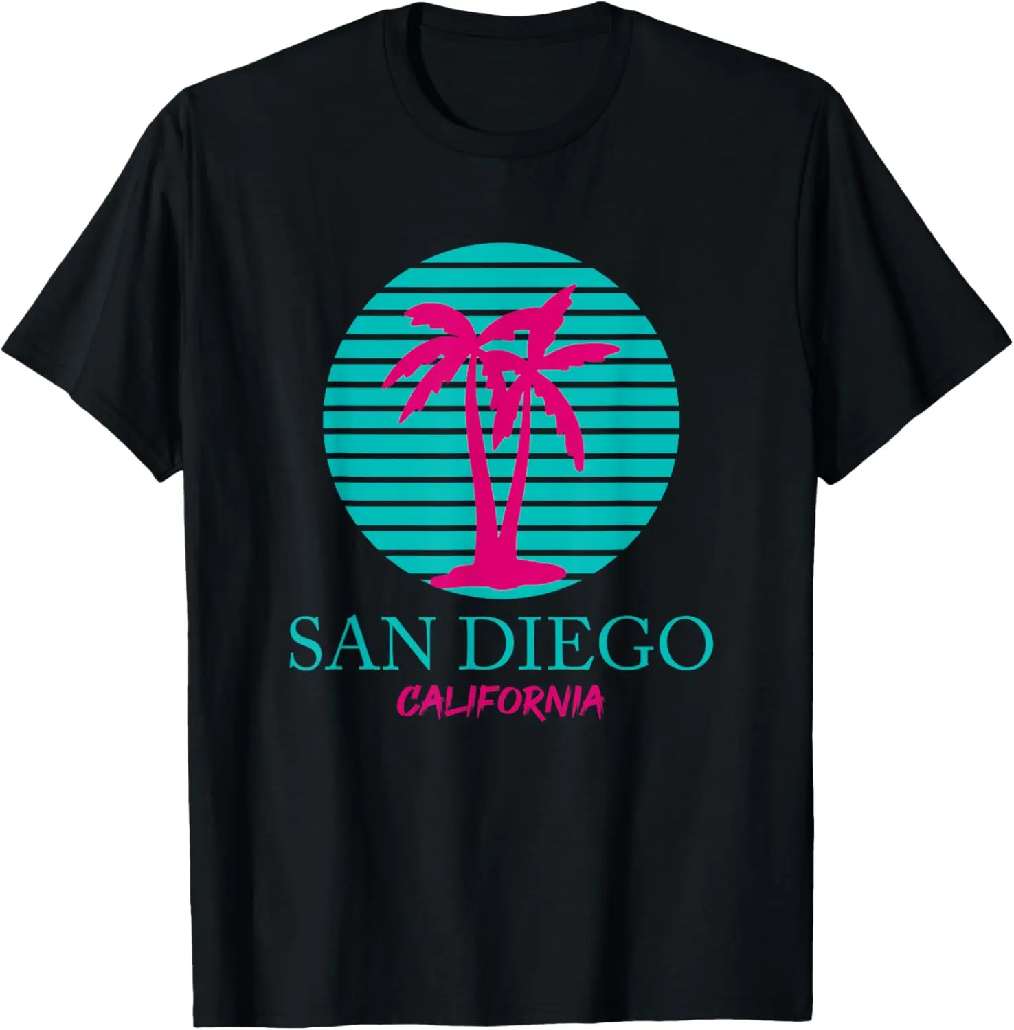 San Diego CA Palm Trees California Souvenir T-Shirt