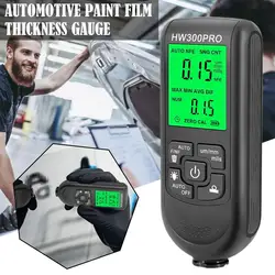 HW300PRO Auto Thickness Gauge Digital Coating Car Paint Automatic Paint 0.1micron/0-2000 Thickness Film Measuring Tester To R0G7