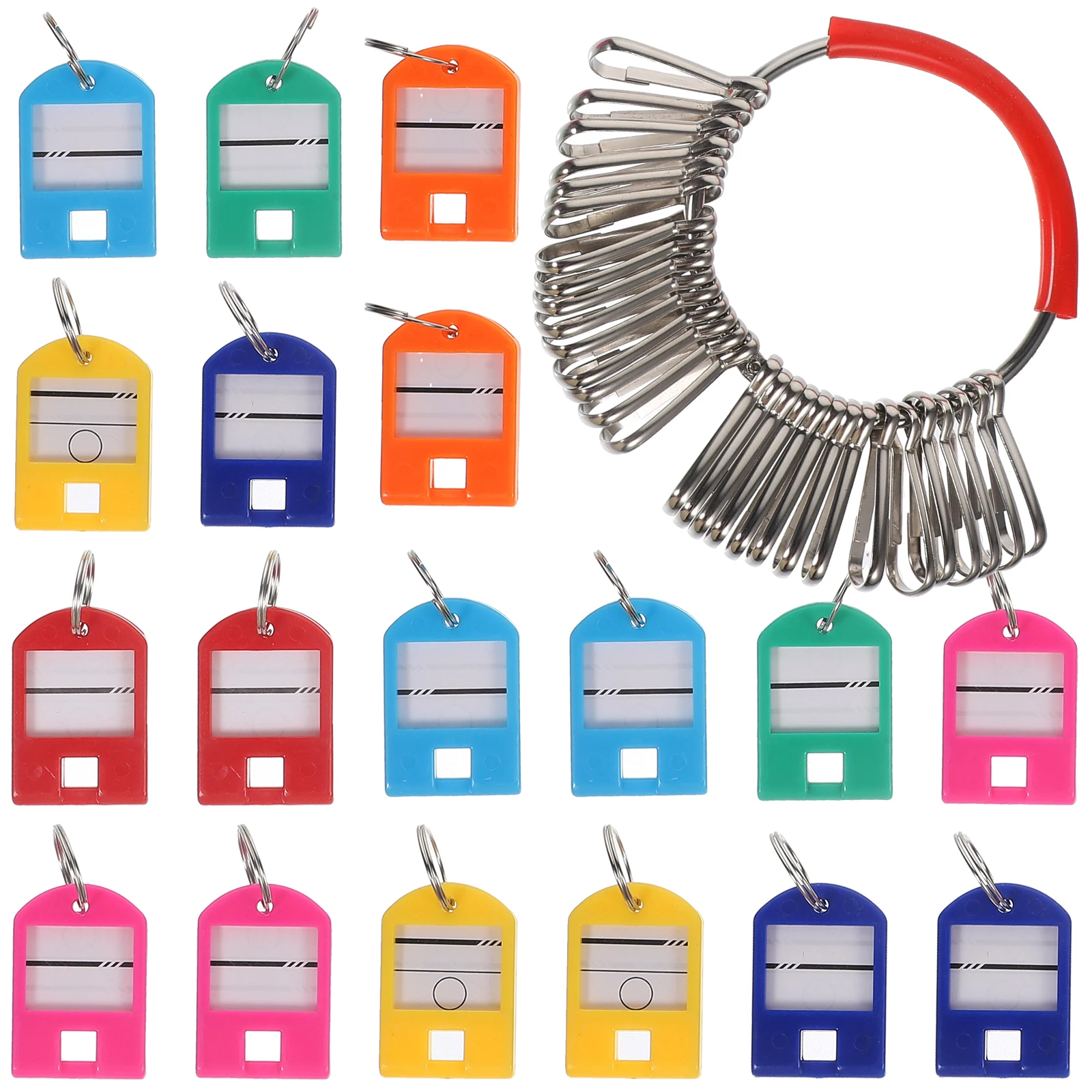 

1 set Card Bracelet Organizer Tags Metal Stylish Long Lasting Portable Storage Plate Key Management Key Holder