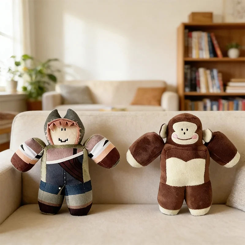 

Плюшевая игрушка-орангутанг из аниме-игры The Forge, 23/24 см, мягкая, для косплея, аксессуар, кукла, подарок для фанатов и детей