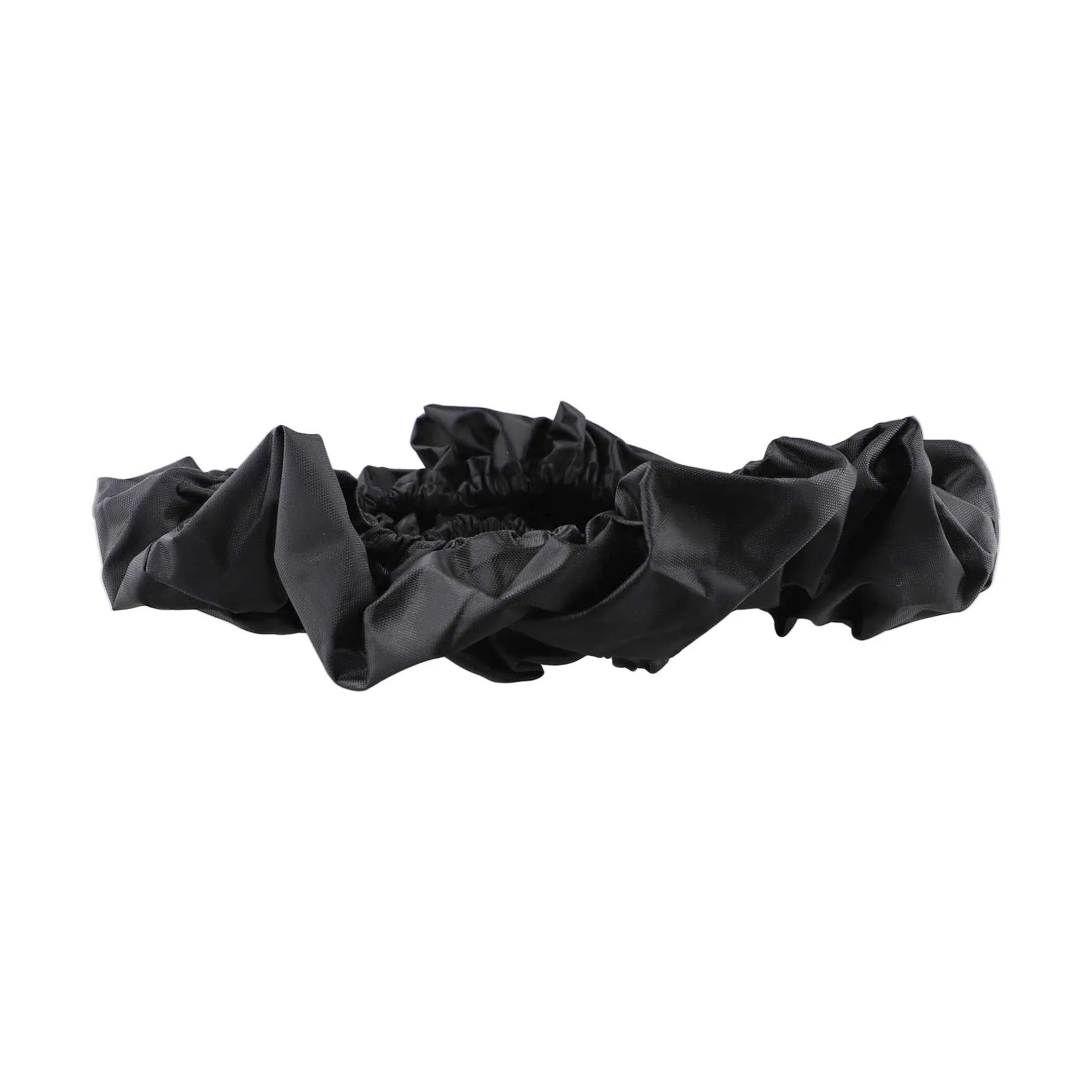 Black Steering Wheel Cover Scratch Protector Cover High-Quality Oxford Cloth Oil Resistant Easy To Install For Most Cars