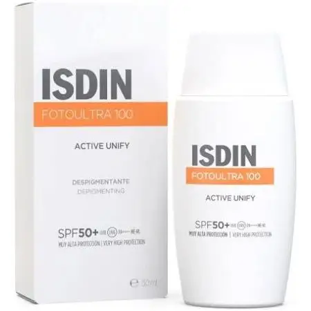 ISDIN FotoUltra Active Unify Fluido De Fusión Protector Solar SPF 50+
