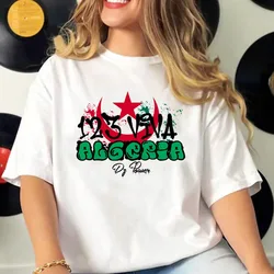 Algeria Tee women streetwear comfortable top girl harajuku clothes