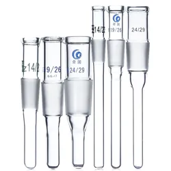 Glass Thermometer Adapter 40/100mm Stem Thermometry Tube 13/19/23/24/26/29 joint lab supplies