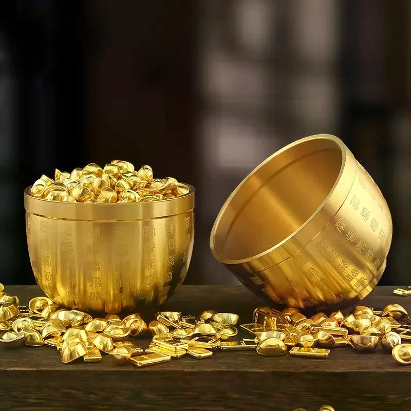 Lingote de oro hecho a mano, decoración en miniatura, barra dorada, accesorios de simulación para el hogar, oficina, regalos de inauguración de la casa, artesanías de estilo chino