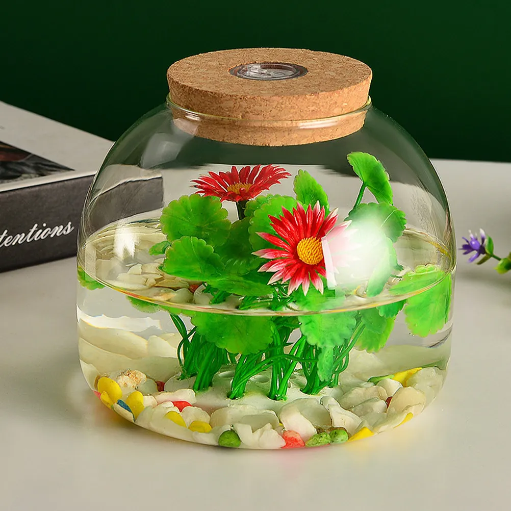 Micro Landscape Ecological Bottle Premium Glass Container Decorative Terrarium Home Office Table Plants Moss DIY Ornament