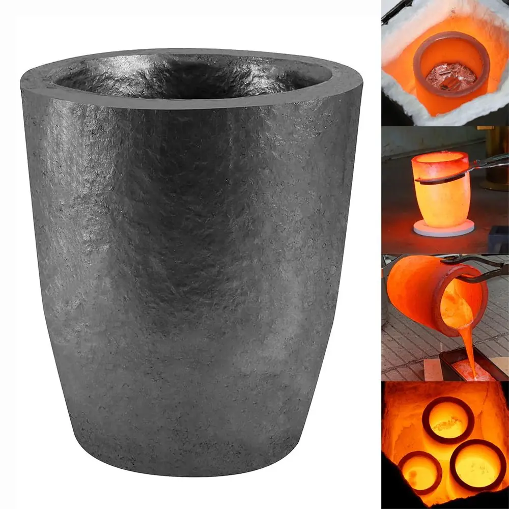 High Quality Black Crucible High Temperature Small Clay Furnace Cup Furnace Container Melting Casting Refining