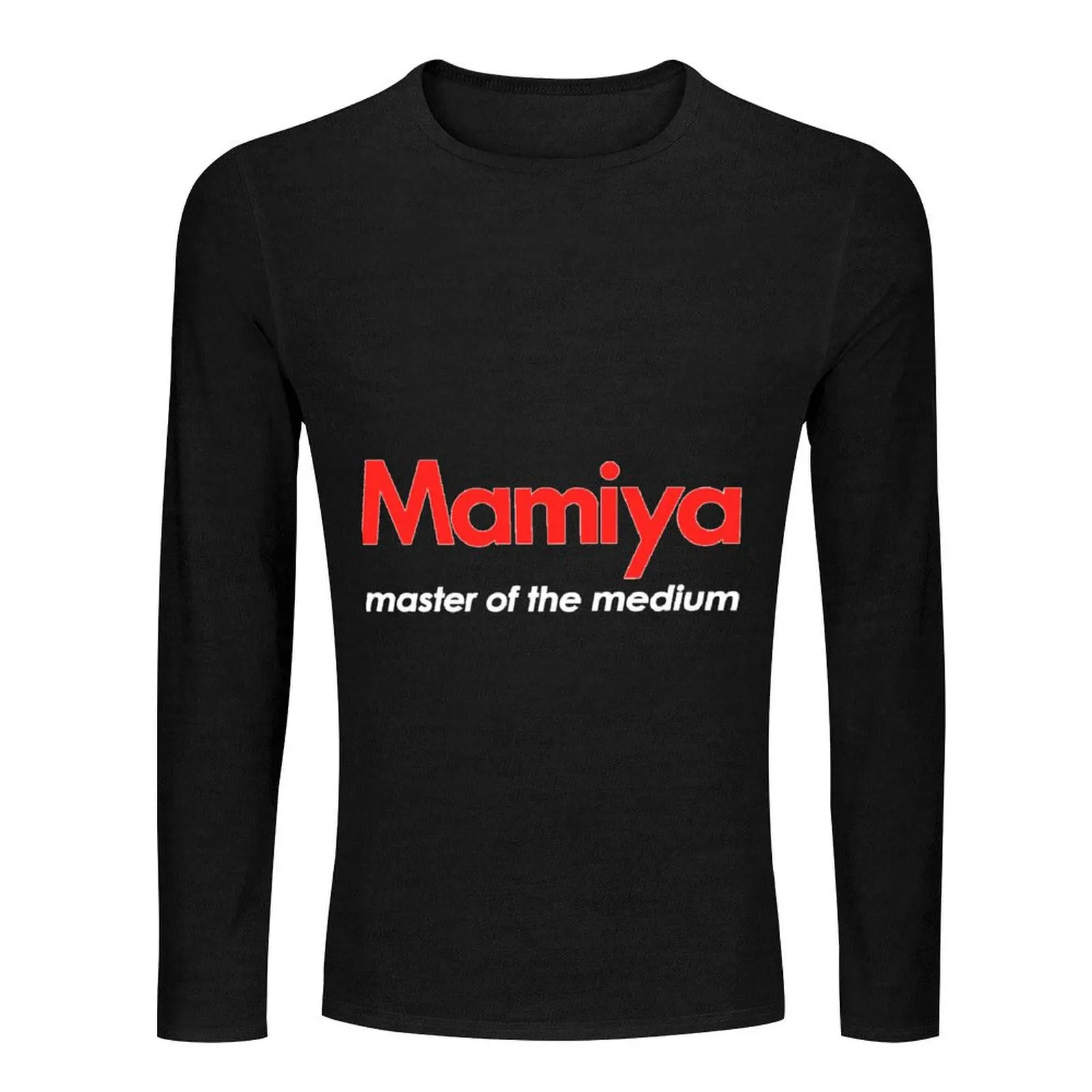 Mamiya Photography Logo Long T-Shirt boys animal print shirt vintage clothes tshirts for men