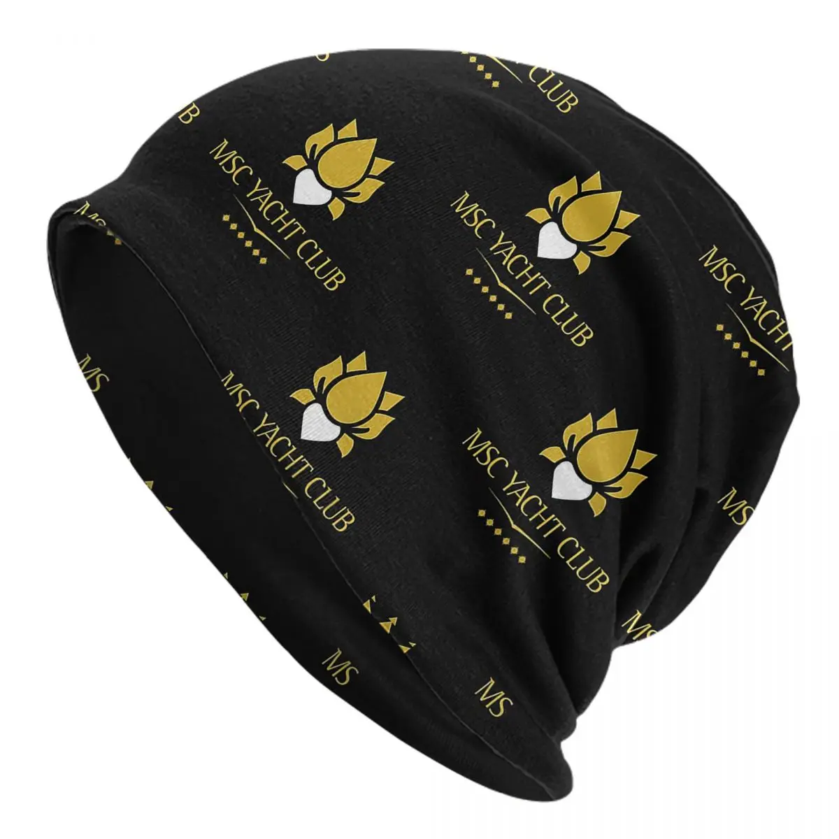 MSC Yacht Club Logo Design Cap Men Women Adult Beanies Caps Knitting Bonnet Hat Warm Fashion Autumn Winter Outdoor Skullies Hats