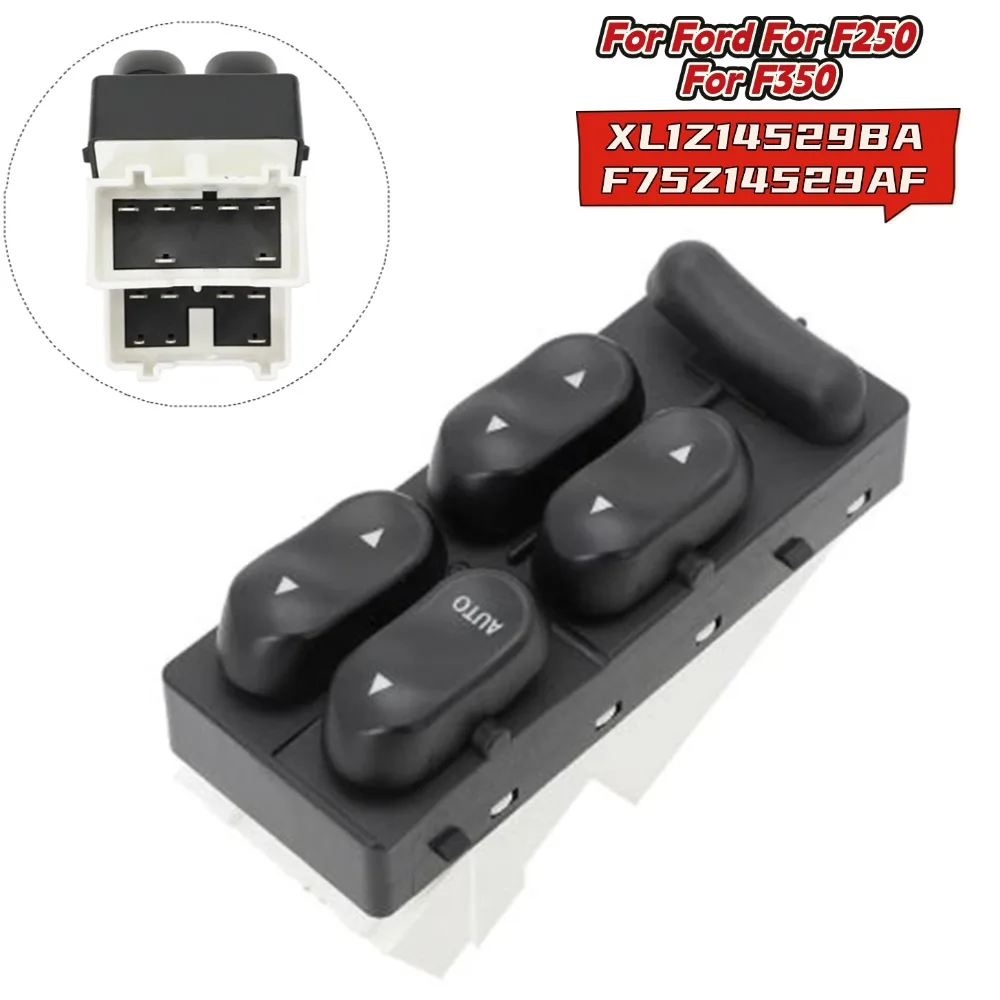 

Для Ford для F250 для F350 передний левый главный переключатель стеклоподъемника со стороны водителя XL1Z14529BA F75Z14529AF прямая замена
