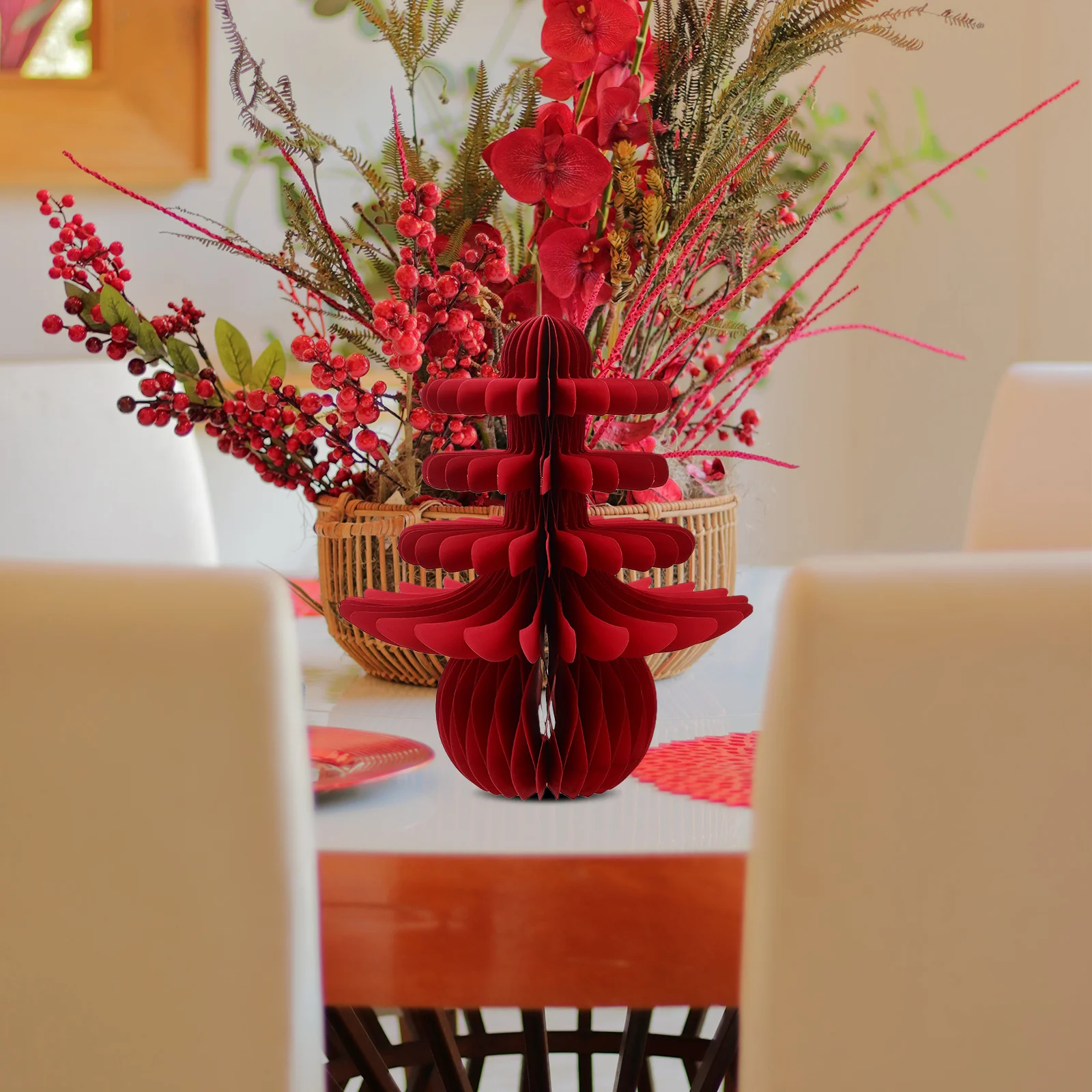 

Spring Character Hanging Decoration Paper Iron Spring Festival Home Ornament Living Room Chinese New Year Festive Hanging Decor