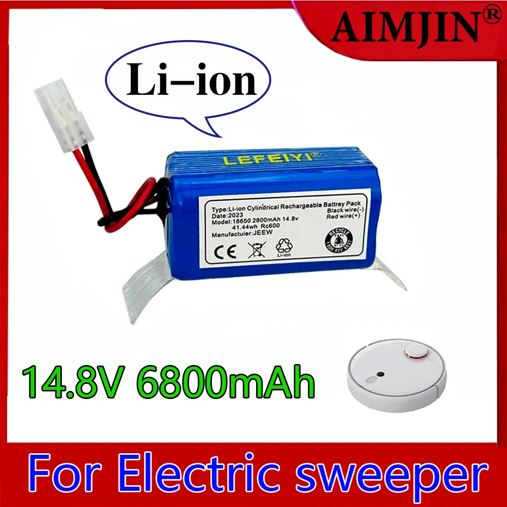 

Da Tian Gong plug 14.8v 6800mAh Li-ion battery For Rowenta Tefal Explorer Serie 20 40 60 Robot Vacuum Cleaner Battery