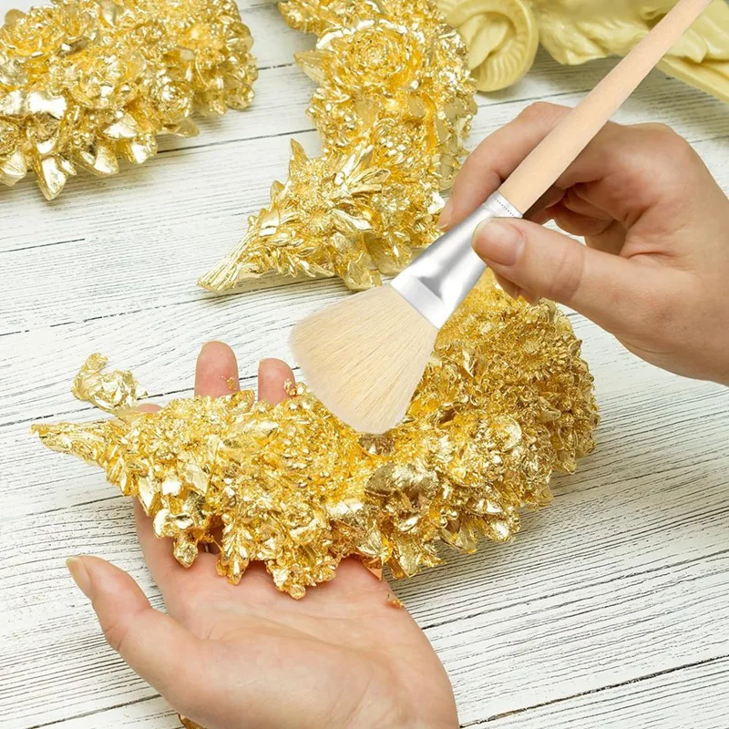 Malowanie akrylowe pędzle do mopa, 7 sztuk różne rozmiary akrylowe pędzle do mieszania akrylu akwarela sztuka olejna trwałe