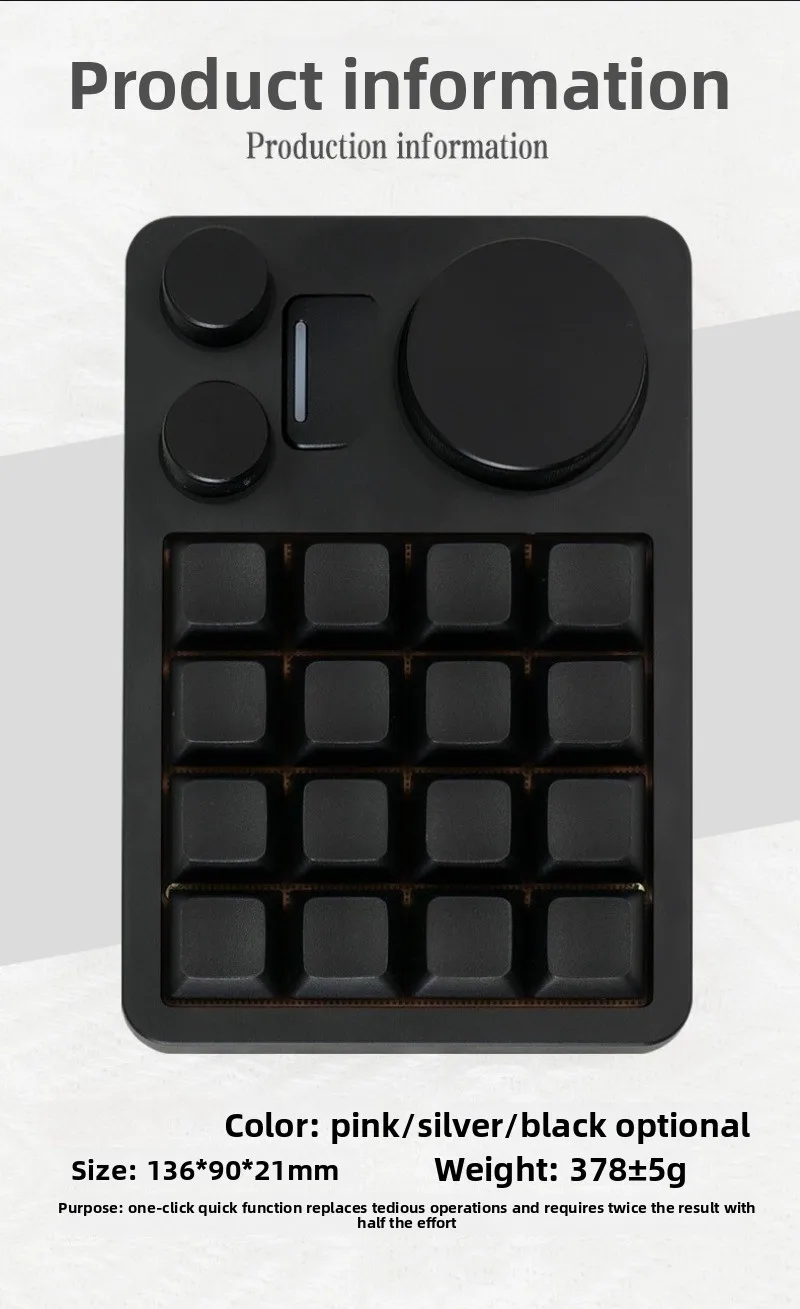 16 مفتاحًا ثلاثي المقبض، وظيفة مفتاح لوحة المفاتيح، لوحة المفاتيح الميكانيكية #6