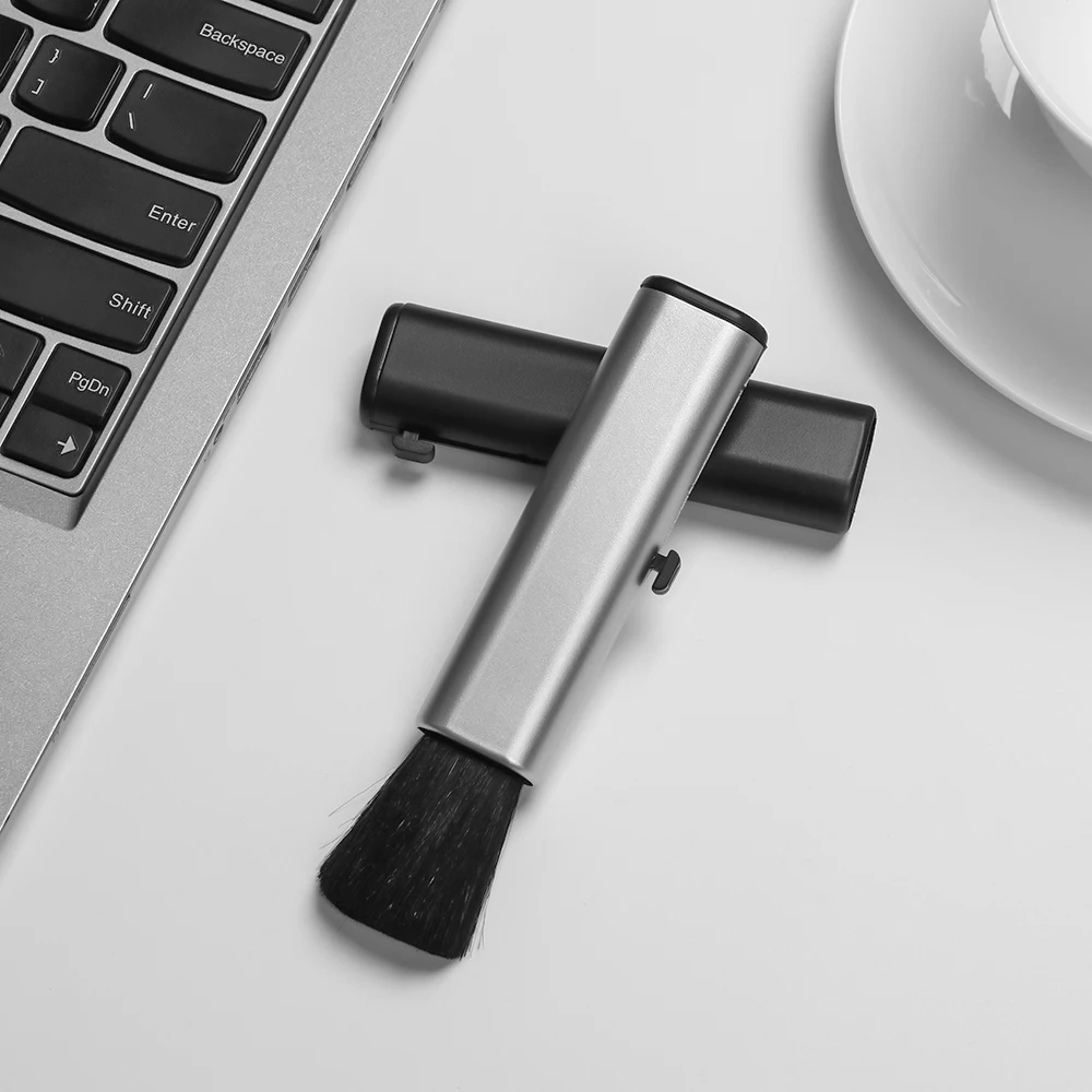 1PC Retractable Computer Cleaning Brush Car Cleaning Brush Air Conditioner Telescopic Keyboard Plastic Handle Wool Small Brush